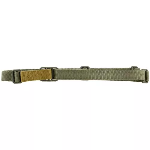 Blue Force Gear VCAS200OAOD Vickers Sling made of OD Green Cordura with 57"-67" OAL, 2" W, Padded Design & Nylon Adjusters for Rifle & Carbine