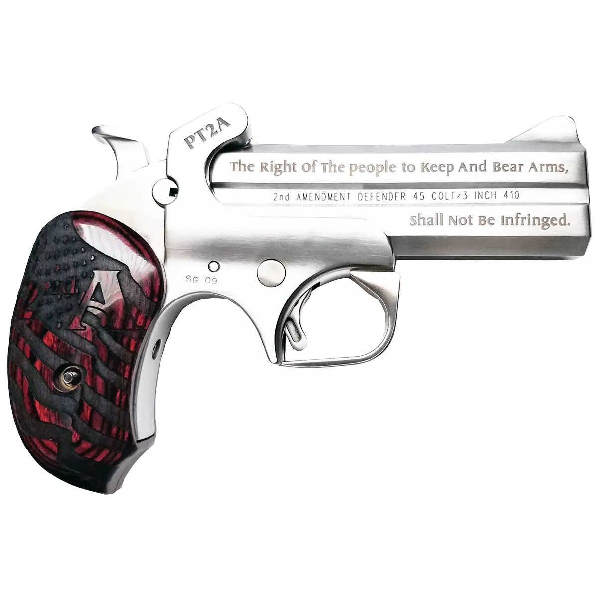 Bond Arms PT2A Protect the 2nd Amendment 38 Special/357 Mag Derringer Pistol