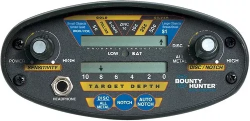 Bounty Hunter Quick Draw II Advanced Metal Detector - 8 in Waterproof Coil