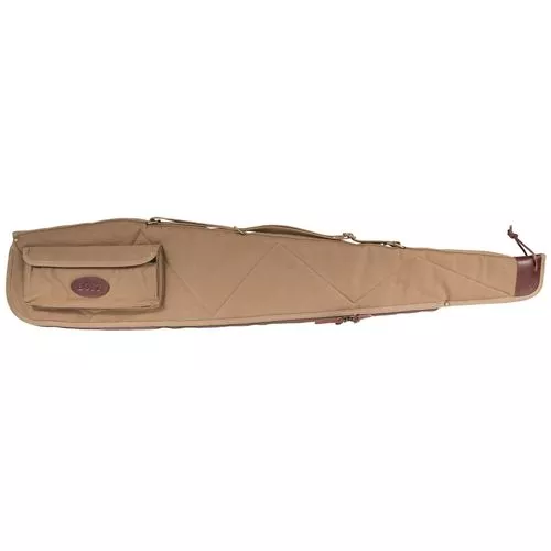 Boyt Harness OGC98PL06 Alaskan Rifle Case 48" Waxed Kahki Canvas with Brass Hardware & Quilted Flannel Padding for Scoped Rifles