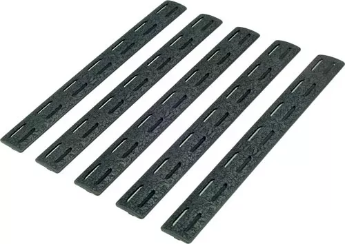 Bravo Company MCMR M-LOK Rail Panel Kit 5.5" Black 5-Pack