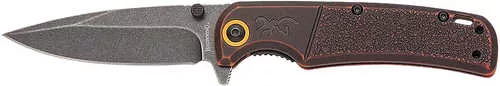 Brn 003220581 Knife, Bm Slim Wash ORG/Black