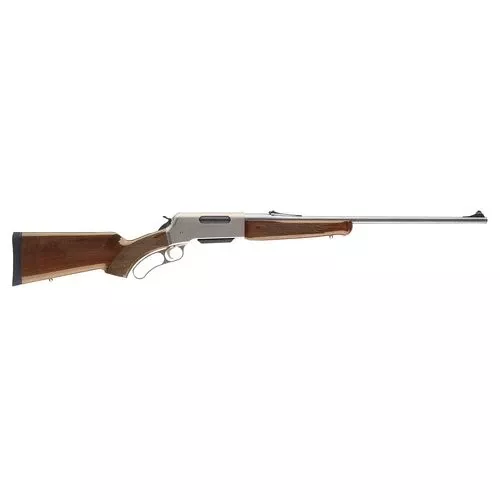 Browning 034018182 BLR Lightweight 6.5 Creedmoor 4+1 Cap 20" Matte Nickel Rec/Barrel Gloss Black Walnut Fixed Pistol Grip Stock Right Hand (Full Size) 2