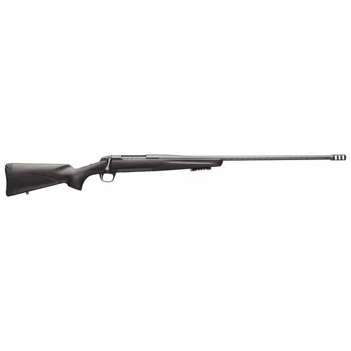 Browning 035542227 X-Bolt Pro 7mm Rem Mag 3+1 26" Fluted MB Carbon Gray Elite Cerakote Black Carbon Fiber Stock Right Hand (Full Size)