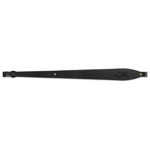 Browning 122499 Big Buckmark Sling 25"-35" L Adjustable Black Leather
