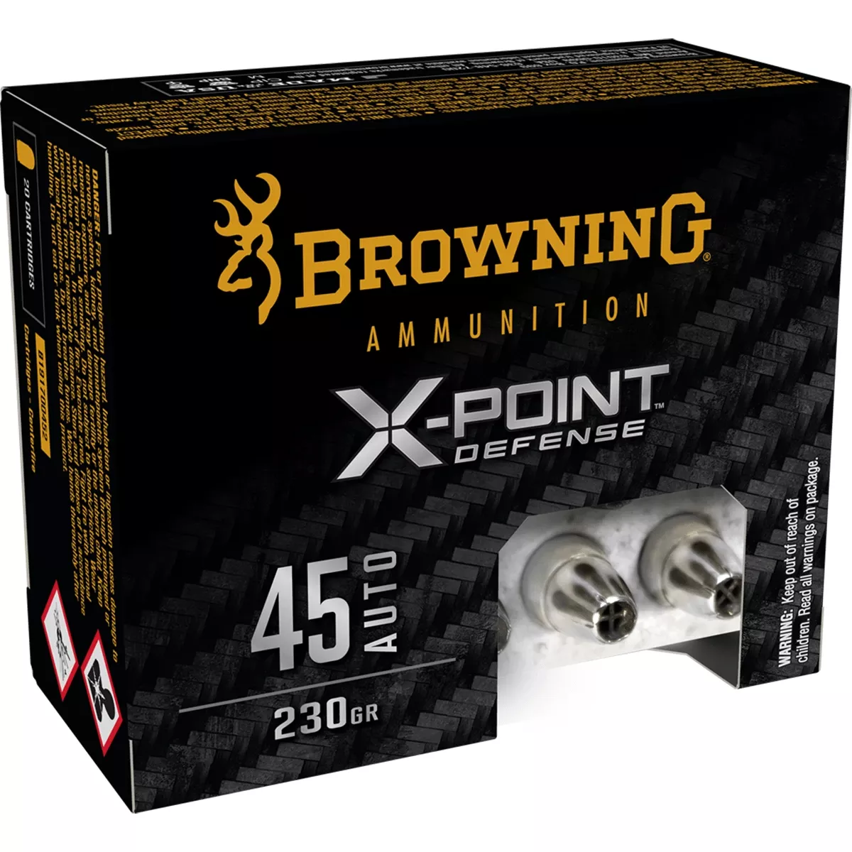 Browning Ammo X-Point 45 ACP 230 gr 20 Per Box