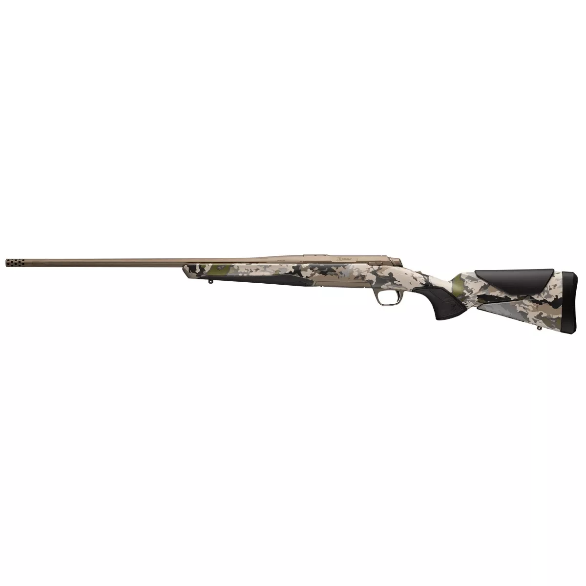 Browning X-Bolt 2 Speed 6.8 Western Rifle with 24" Smoked Bronze Cerakote Fluted Sporter SR Barrel - 036006299