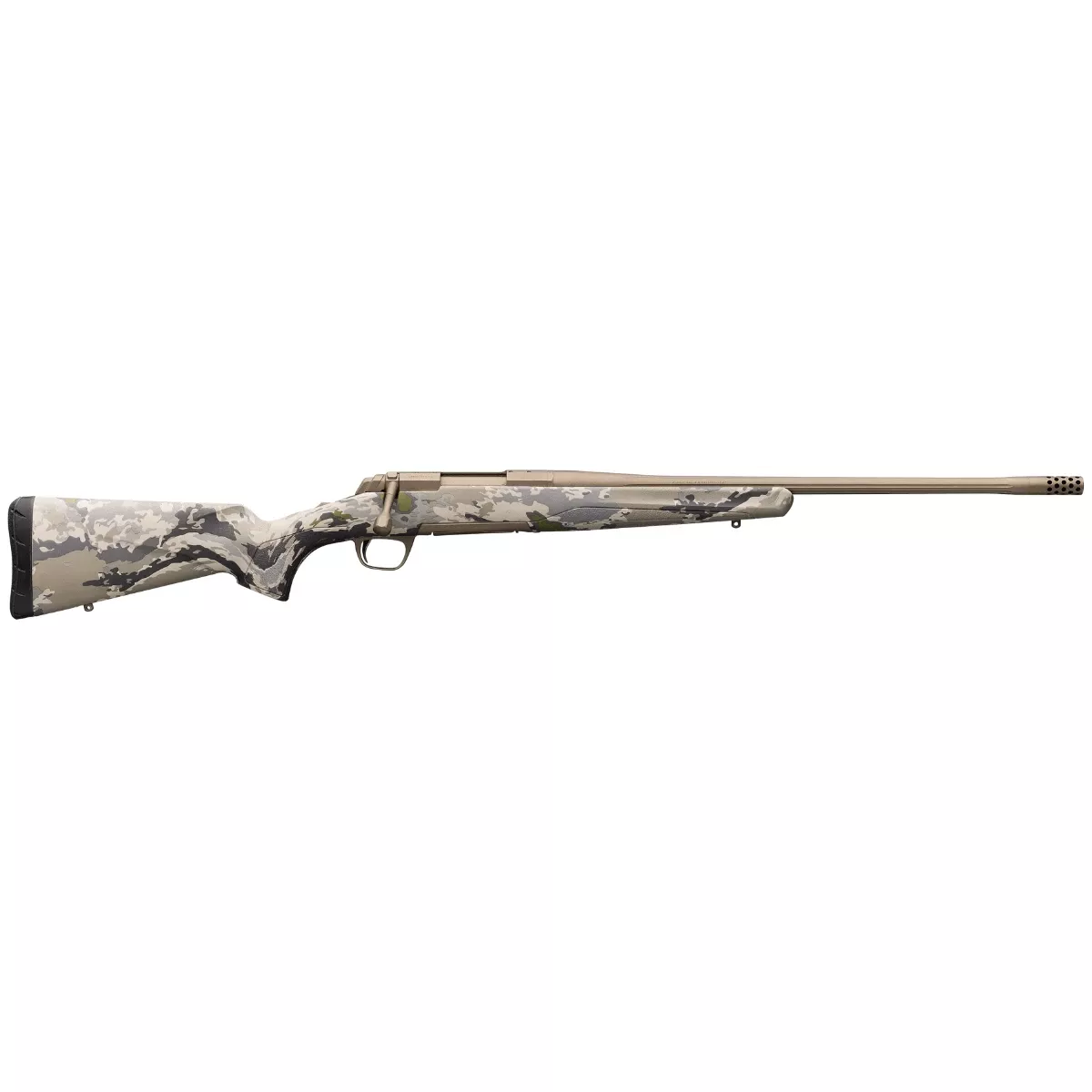 Browning X-Bolt Speed SR 22-250 Rem Rifle with 18" Smoked Bronze Cerakote/Steel Fluted Sporter Barrel -035559209
