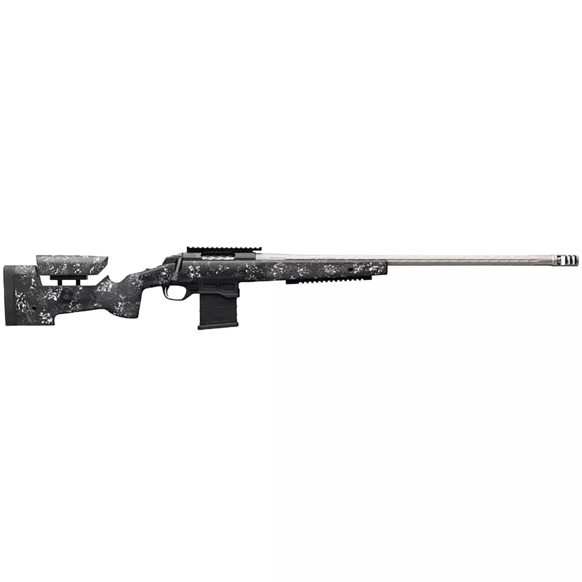 Browning X-Bolt Target Pro McMillan 6mm GTRifle with 26" Satin Gray Heavy Fluted Barrel - 035561292