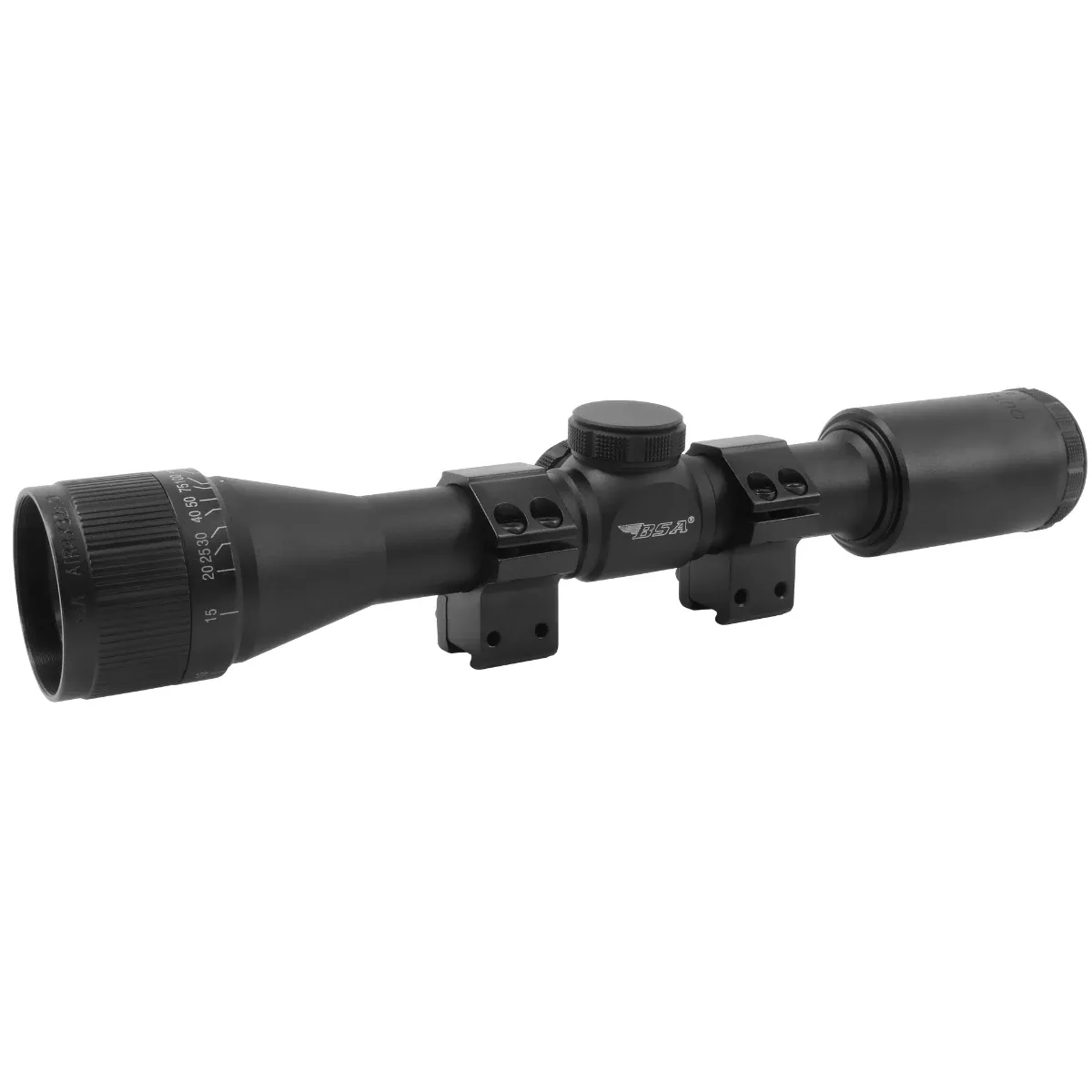 BSA Outlook 4x32mm AO Air Rifle Scope with 1" Tube Mil-Dot Reticle - AIR4X32AOTB