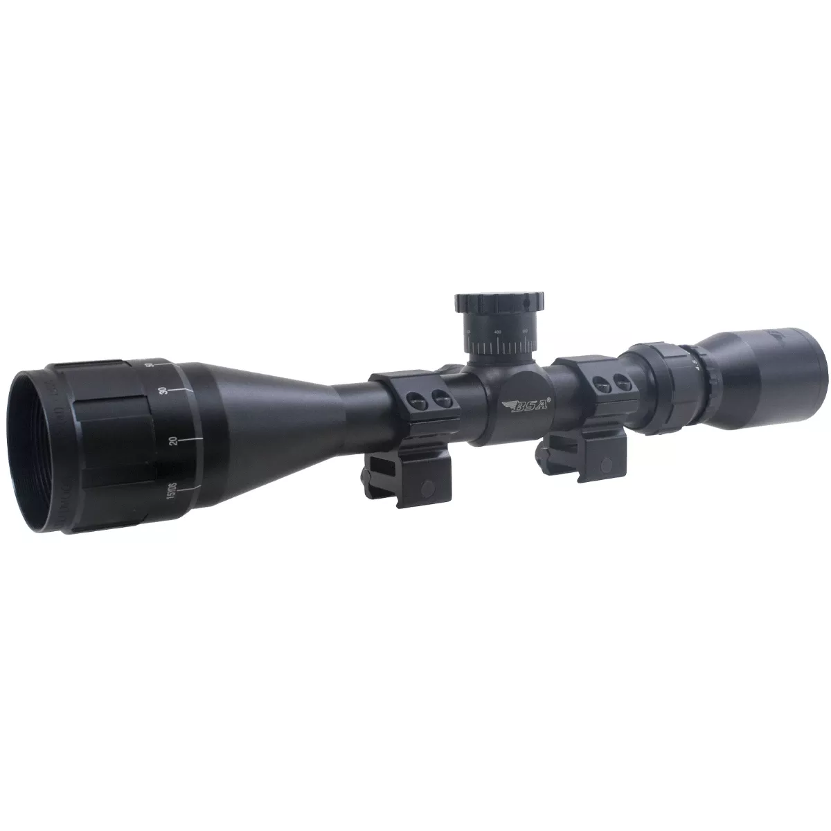 BSA Sweet 17 3-12x40mm RifleScope, 1" Tube - 17312X40AO
