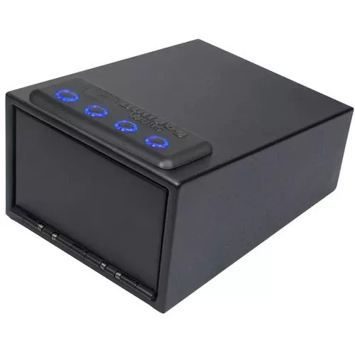 Bulldog BD4030L Magnum LED Quick Vault Access Code/Key Entry Black Powder Coat Steel 11.50" x 8" x 5.50"