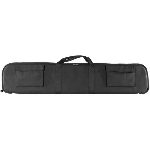 Bulldog BD49242 Tactical Shotgun Case made of Water-Resistant Nylon with Black Finish, 1.75" Foam Padding, Tricot Lining, Full Length Zipper, 2 External Pockets & Hidden Shell Loops 42" L