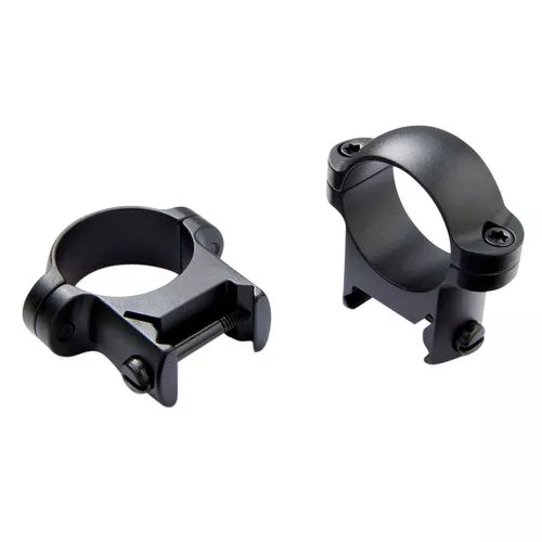 Burris 420080 Zee Scope Ring Set Black Gloss Steel 1" Tube Low Weaver