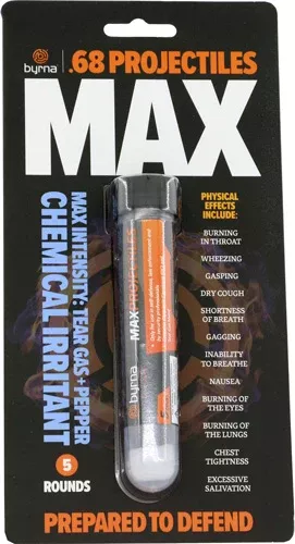 Byrna Technologies Max .68 Cal Projectiles 5-Count Tube