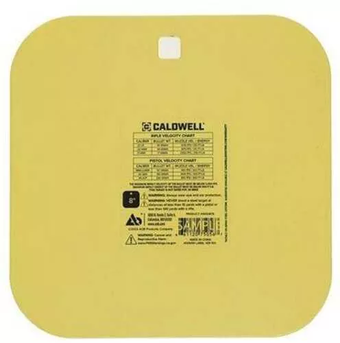 Caldwell AR500 Rimfire/Handgun Target 8" Gong 1/4" Yellow