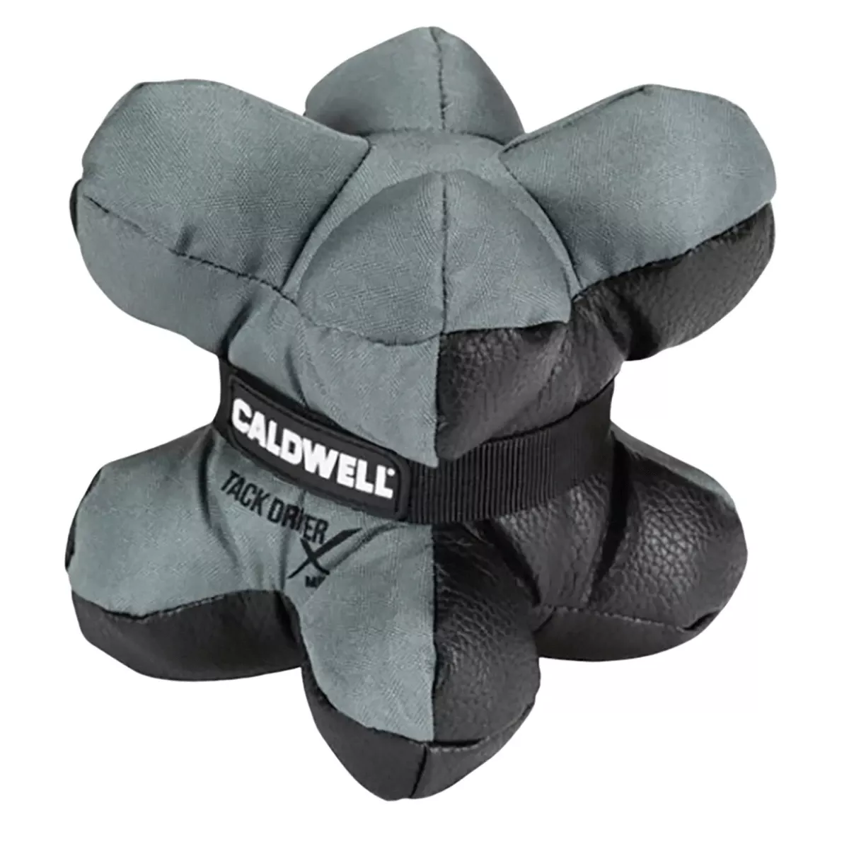 Caldwell Tack Driver X Mini Bag Rest with Gray & Black Finish, Rubber Bottom, Plastic Pellet Filled - 1102666