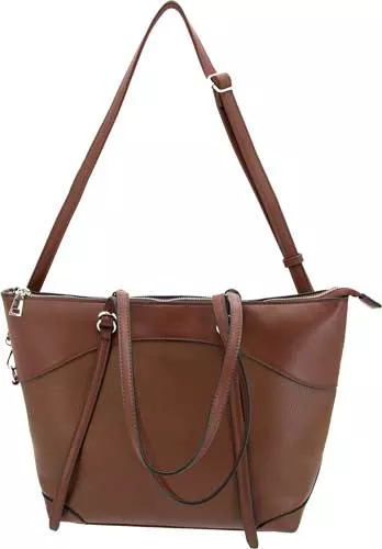 Cameleon Grace Brown Leather Concealed Carry Purse