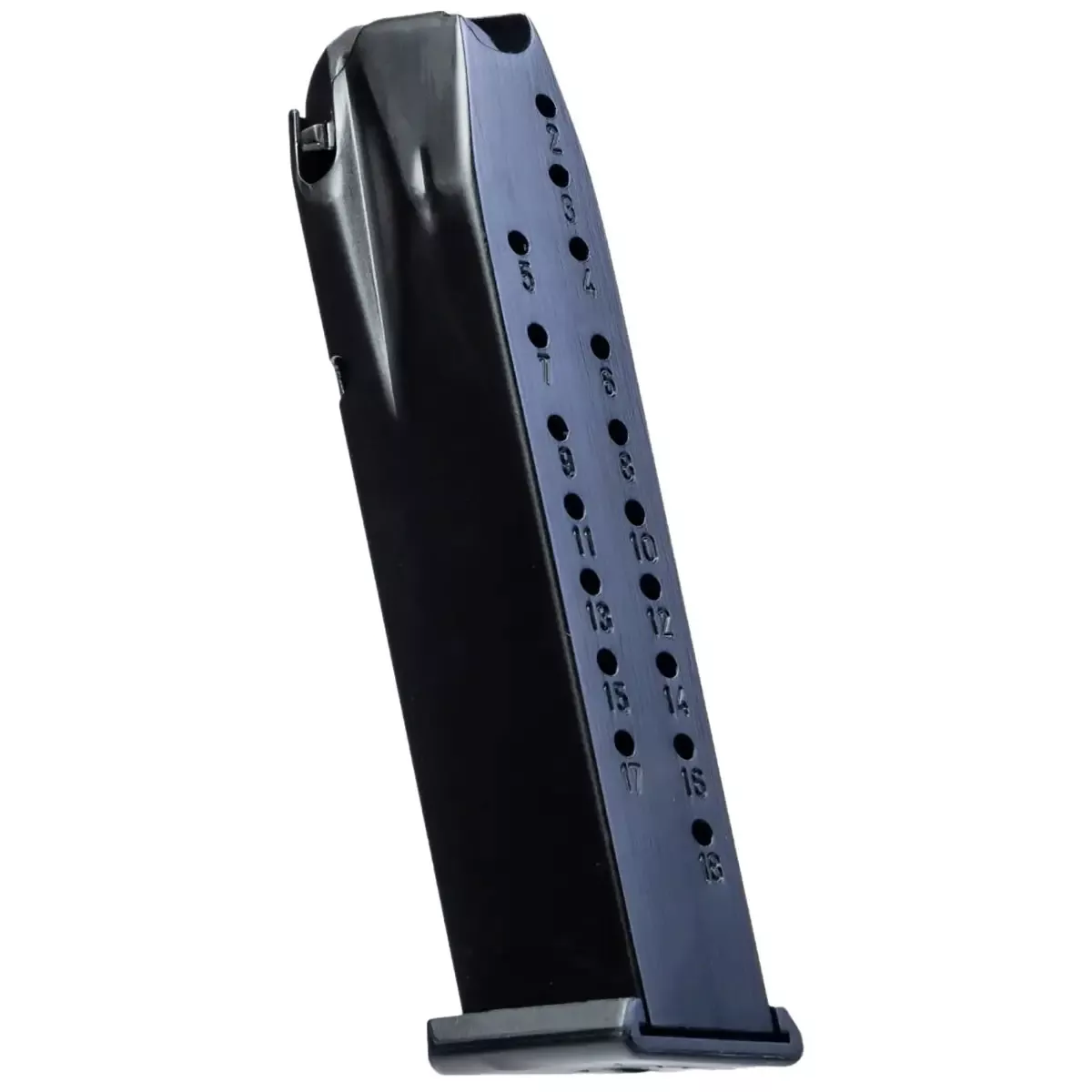 Canik TP Full Size 18rd 9mm Luger Caliber Black Metal Magazine - MA2240