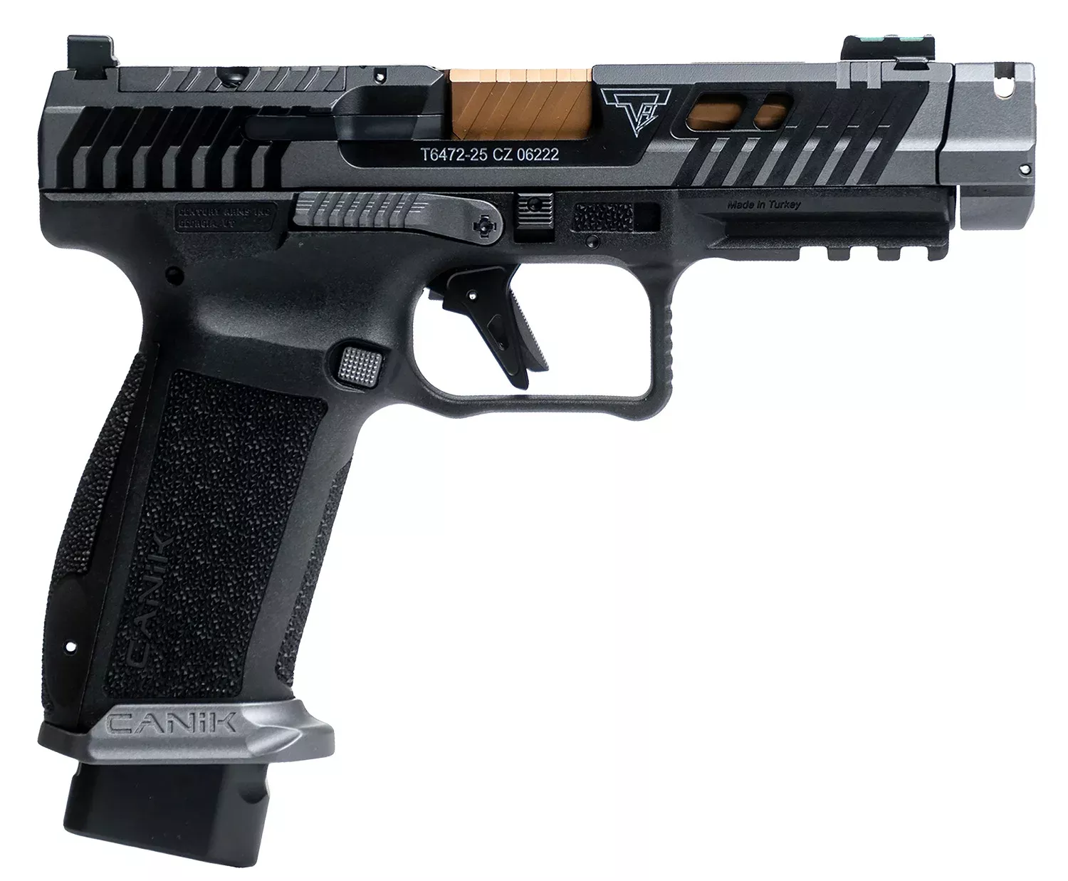 Canik TTI Combat 9mm Luger 4.6" 10+1 Semi-Auto Pistol - Smoke Cerakote