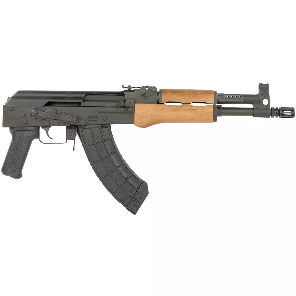 Century Arms HG7416 BFT47 7.62x39mm 30+1 12.60" Barrel w/Flash Hider Muzzle, Stamped Steel Receiver, Bulged Forged Trunnion, Polymer Grip, Wood Handguard, Includes 1 30rd Magazine