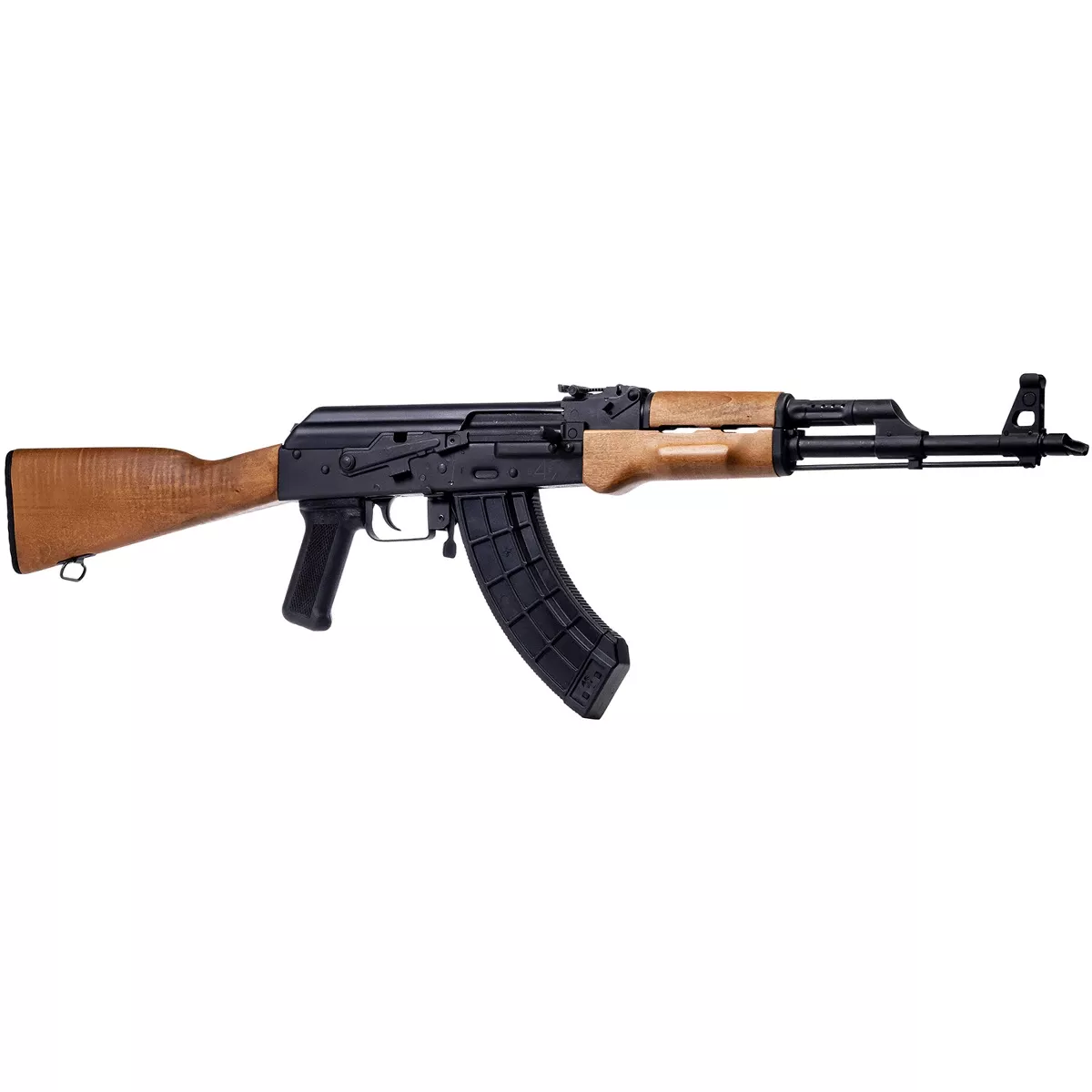 Century Arms RI4317 BFT47 CORE 7.62x39mm 30+1 16.50" Chrome Moly Steel Barrel w/Slant Compensator, Black Phosphate Finished Receiver, Bulged Forged Trunnion, American Maple Wood Stock, Black Polymer Grip