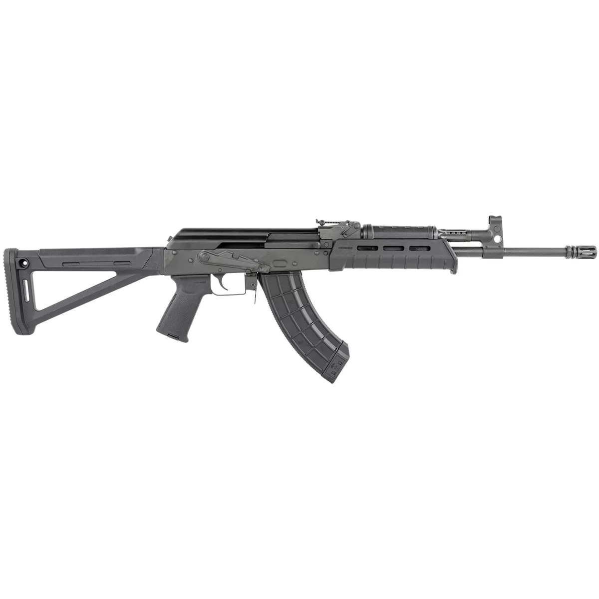 Century Arms RI4377N VSKA Tactical 7.62x39mm 30+1 16.50" Barrel w/Flash Hider, Black Hard Coat Anodized Aluminum Receiver, Black Magpul MOE AK Stock/Pistol Grip, Magpul MOE Handguard