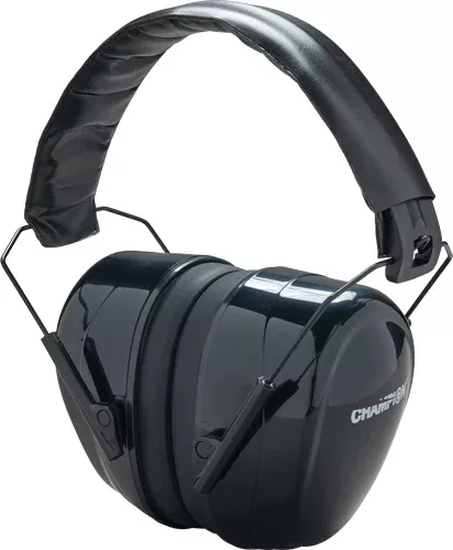 Champion Passive Earmuffs 27 NRR Black