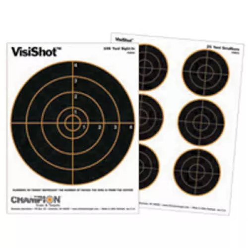 Champion Traps and Targets VisiShot 25 Yard Small Bore (10 Pack) 45803