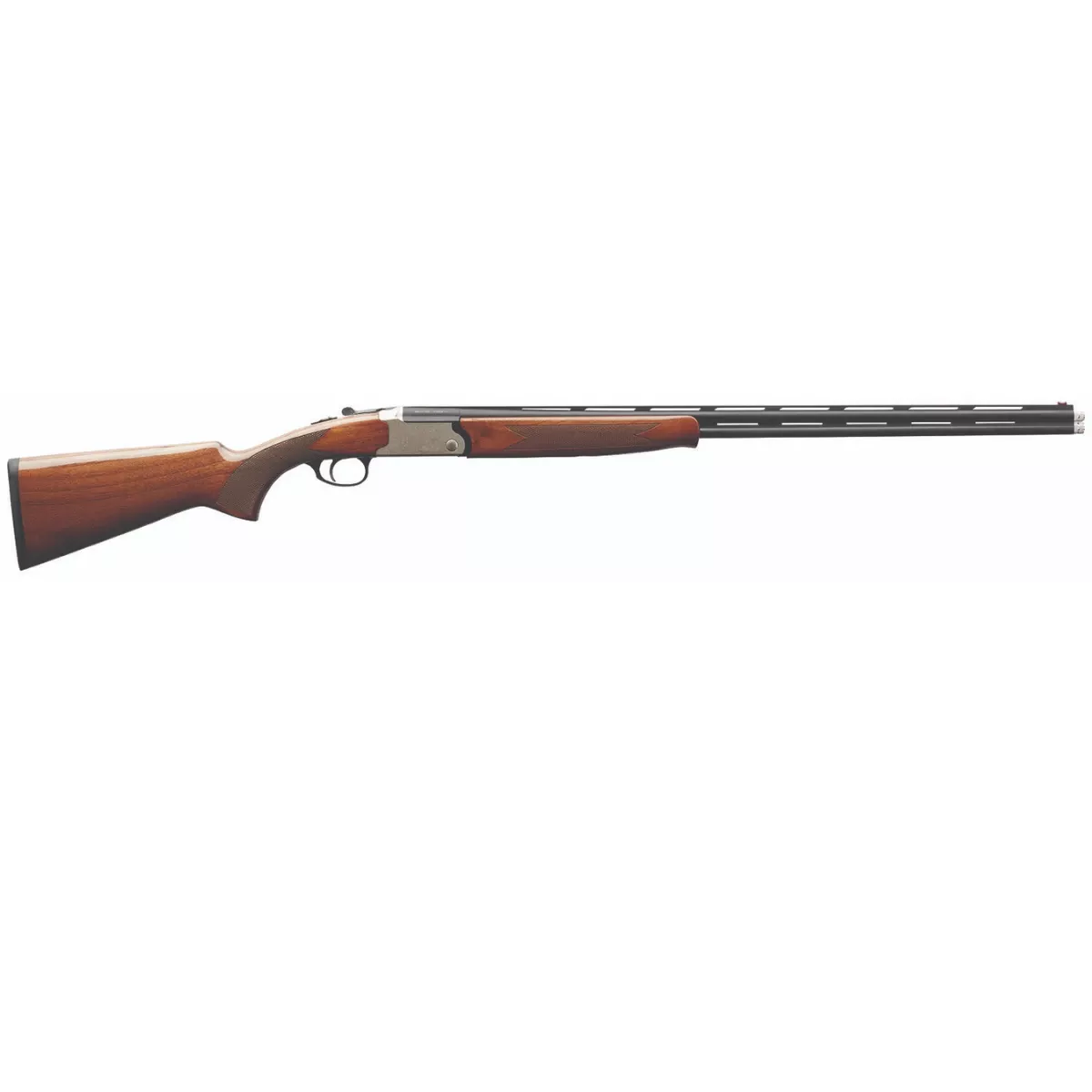 Charles Daly 202A 410 Gauge Shotgun with 26" Vent Rib Barrel, Engraved Aluminum Receiver, Checkered Walnut Stock & Forend, Single Selective Trigger - 930332