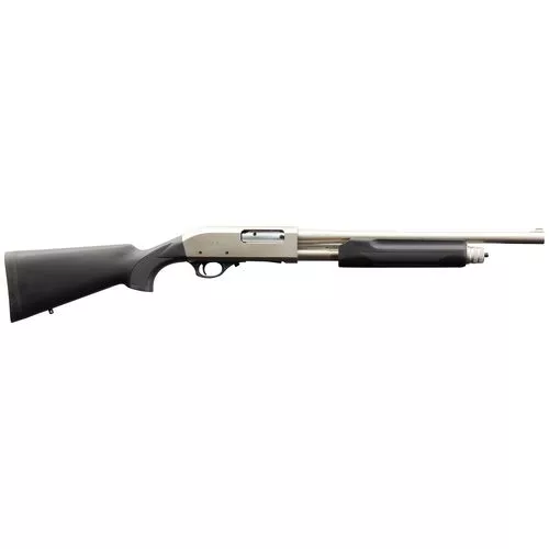 Charles Daly 930228 301 Tactical 12 Gauge Pump 3" 5+1 18.50" Black Vent Rib Barrel, Nickel Aluminum Receiver, Fixed Black Synthetic Stock