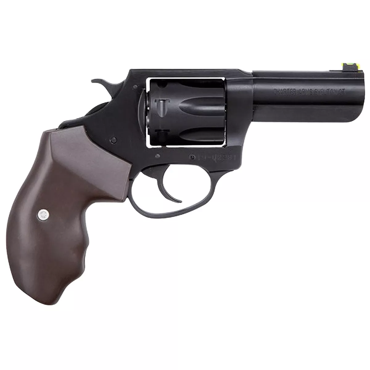Charter Arms 63270 Professional32 H&R Mag 7rd 3" Overall Black Nitride+ Stainless Steel with Walnut Grip