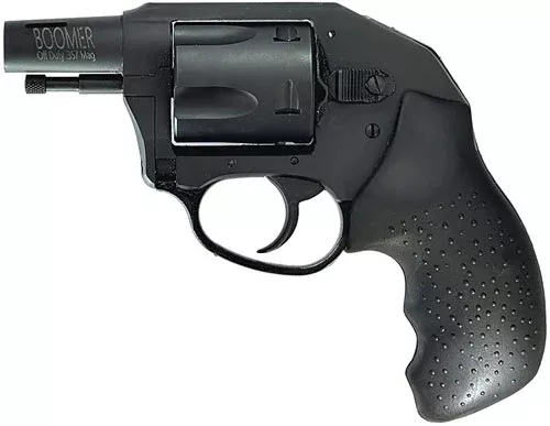 Charter Arms Boomer 2" 357 Mag 5-Shot DA Revolver - Black Rubber Grips
