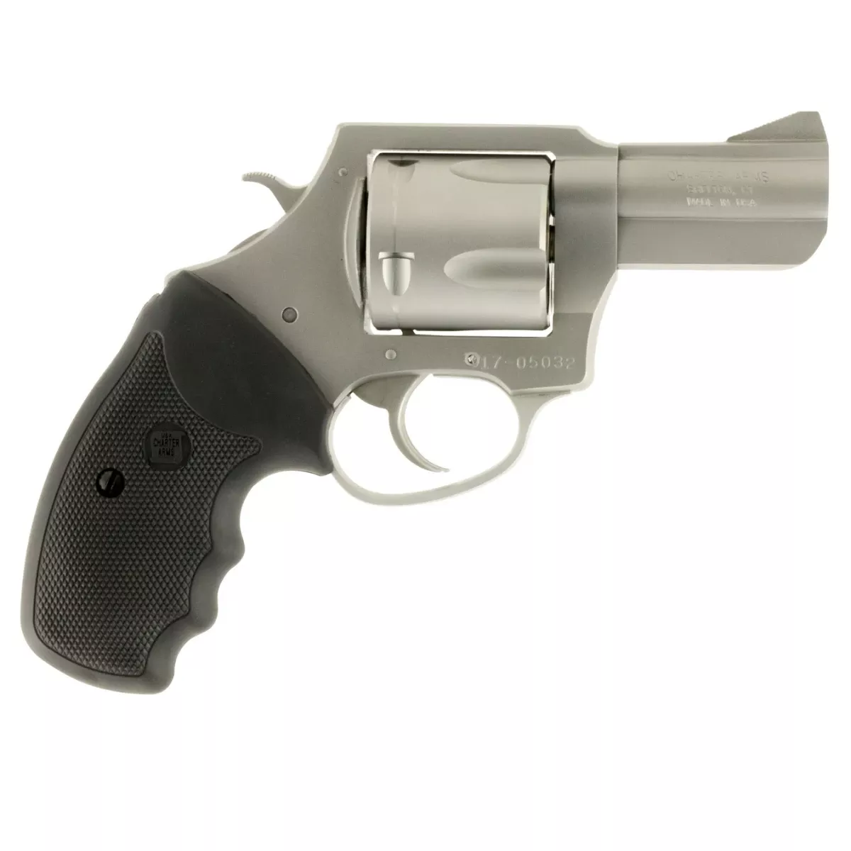 Charter Arms Pitbull .45 ACP Revolver with 2.50" Matte Stainless Steel Barrel - 74520