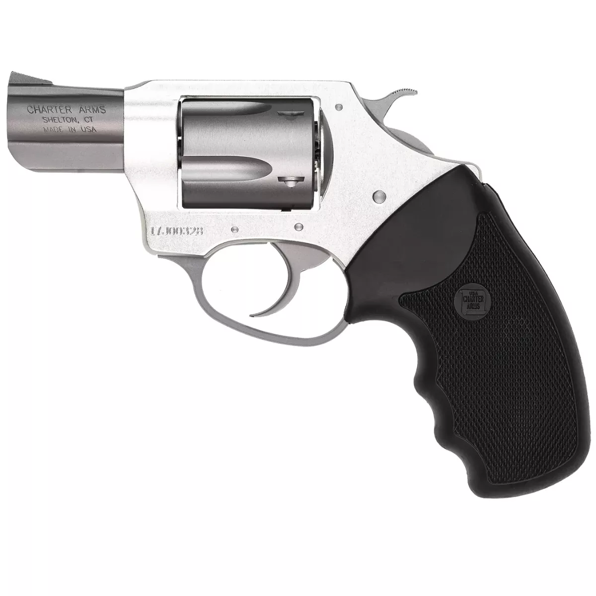 Charter Arms Undercover Lite Southpaw Compact .38 Special Revolver with 2" Stainless Steel Barrel - 93820
