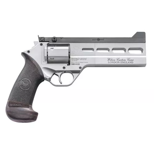 Chiappa Firearms 340302 Rhino Match 38 Special 6rd 6" Gray PVD Steel Barrel & Cylinder Gray PVD Aluminum Frame with Black Hogue Micarta Grip
