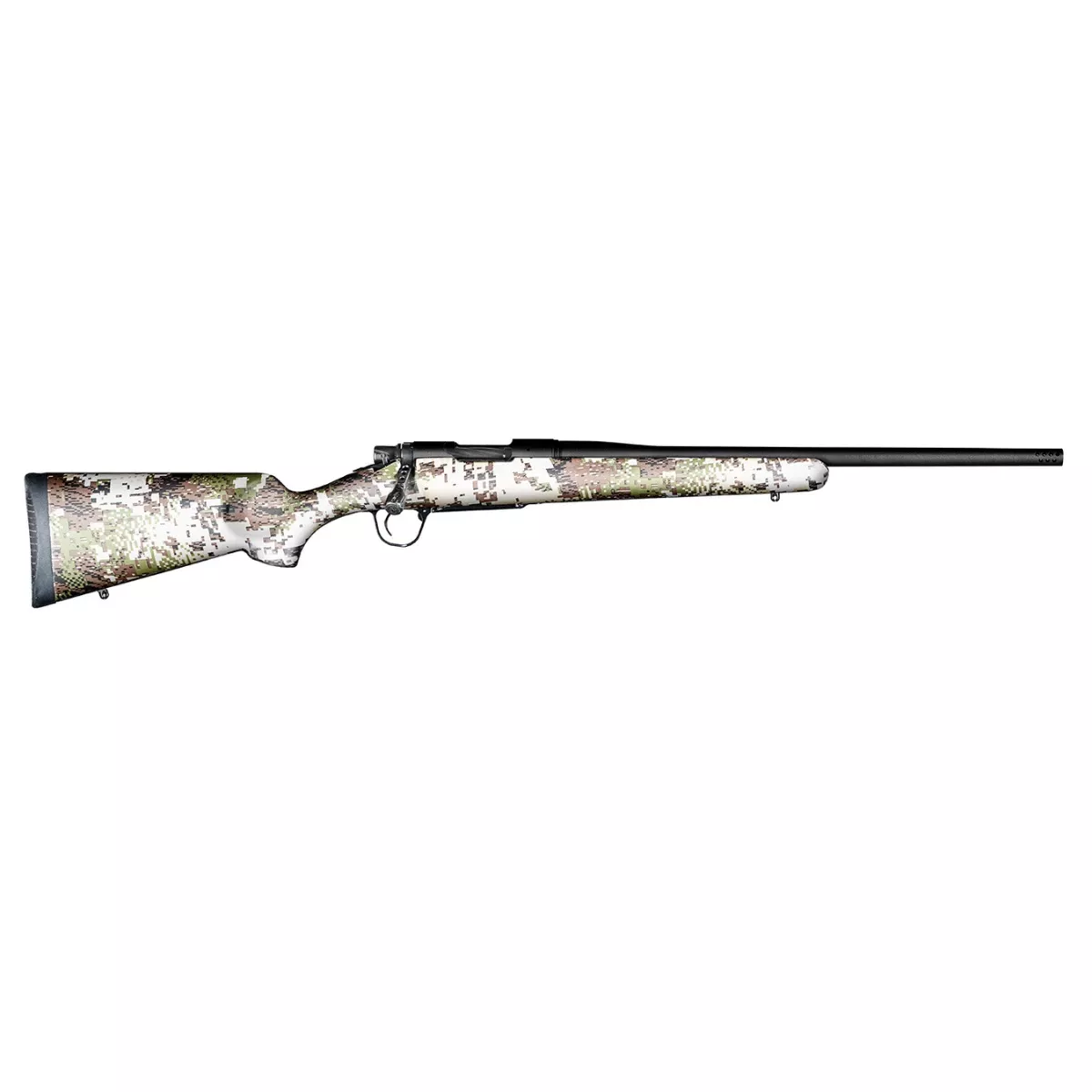 Christensen Arms Mesa FFT 6.5 PRC Rifle with 20" Threaded Barrel, Black Nitride, Sitka Subalpine Camo Stock - 8010117000