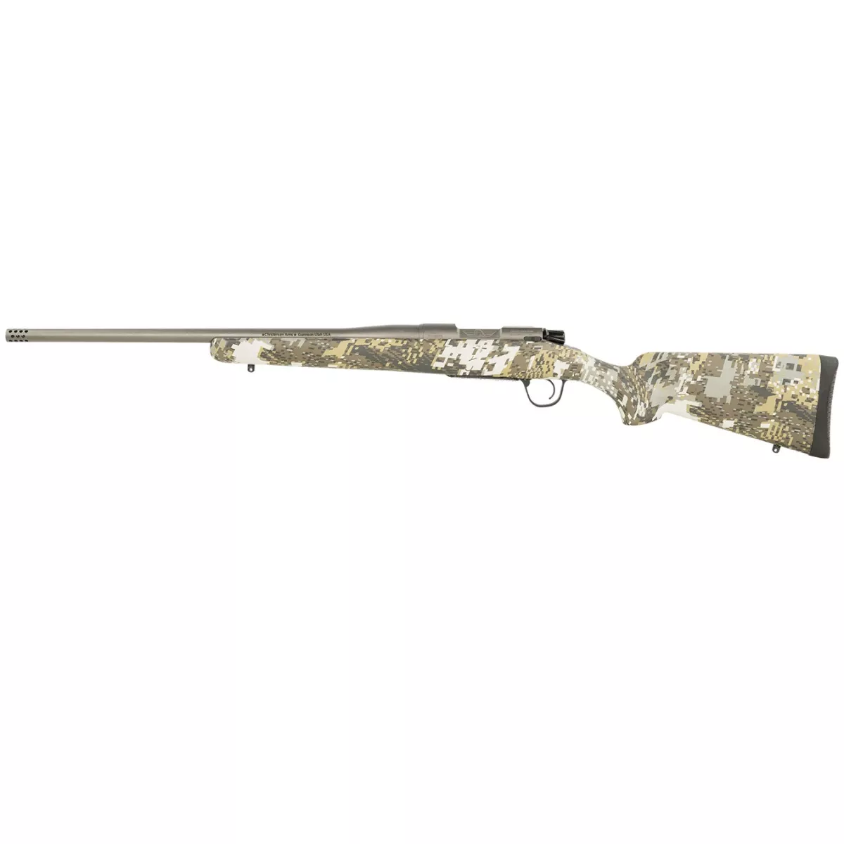 Christensen Arms Mesa FFT 6.5 PRC Rifle with 20" Threaded Barrel, Tungsten Gray Cerakote, Sitka Elevate II Stock - 8010116600