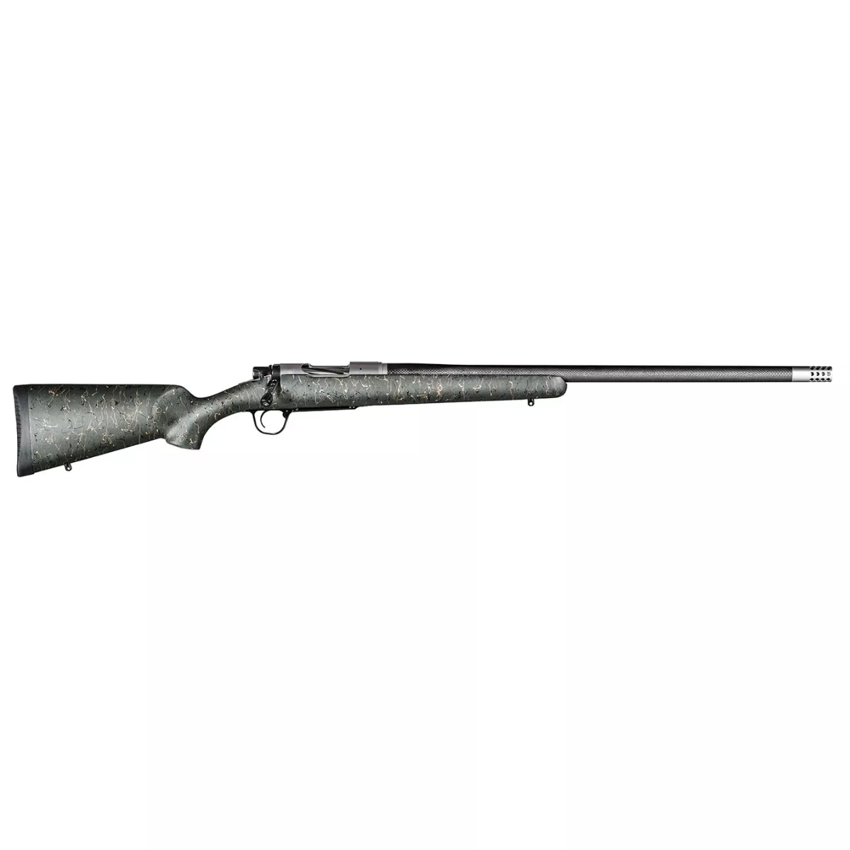 Christensen Arms Ridgeline Full Size 6.5 Creedmoor Rifle with 24" Threaded Steel Barrel, Tungsten Gray Cerakote Aluminum Receiver - CA10299H14211