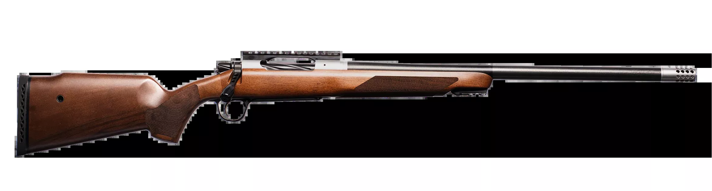 Christensen Arms Ridgeline Safari Plains Game 300 Win Mag 22" Bolt-Action Rifle - Carbon Fiber Barrel, Brown Stock - European