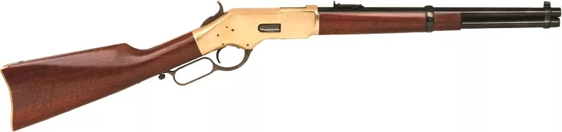 Cimarron 1866 Yellowboy 44-40 Win 16" 10+1 Lever-Action Rifle - Brass/Blued Walnut