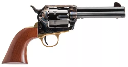 Cimarron PPP357 Pistolero38 Special 6 Shot 4.75" Blued Steel Barrel, Blued Cylinder, Color Case Hardened Steel Frame, Walnut Grip, Exposed Hammer