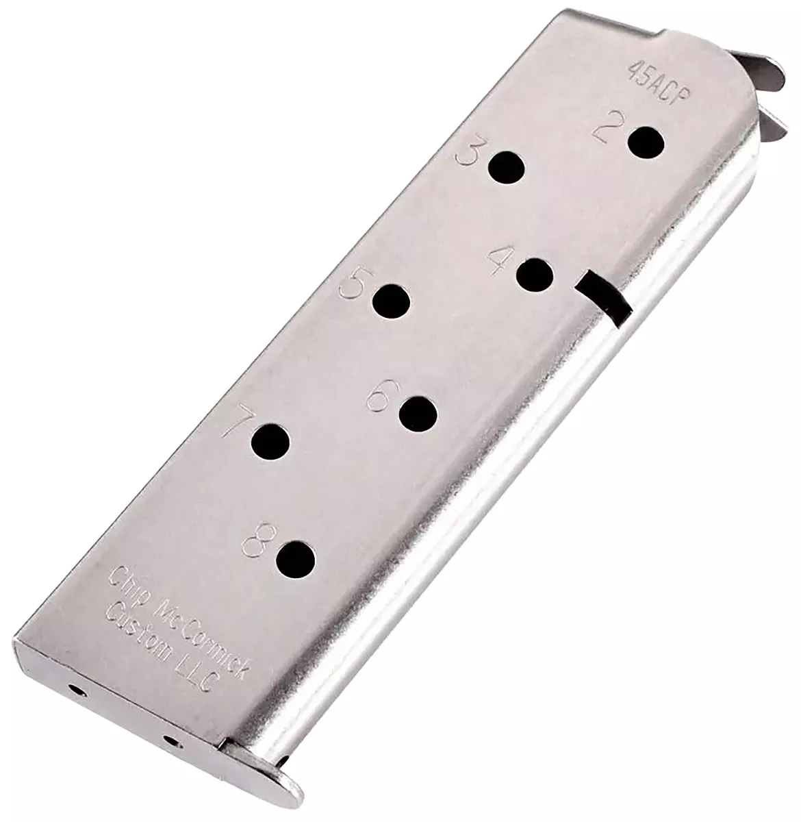 CMC Products Match Grade 8rd 45 ACP Caliber Fits 1911 Government Stainless Steel Magazine - 14110