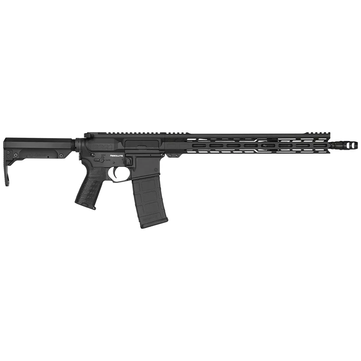 CMMG 55AC780AB Resolute MK4 5.56x45mm NATO 30+1 16.10" Black Nitride Threaded Barrel, Black Cerakote Picatinny Rail Aluminum Receiver, M-LOK Handguard, Black Synthetic CMMG 6 Position RipBrace Stock, Black Polymer Grip