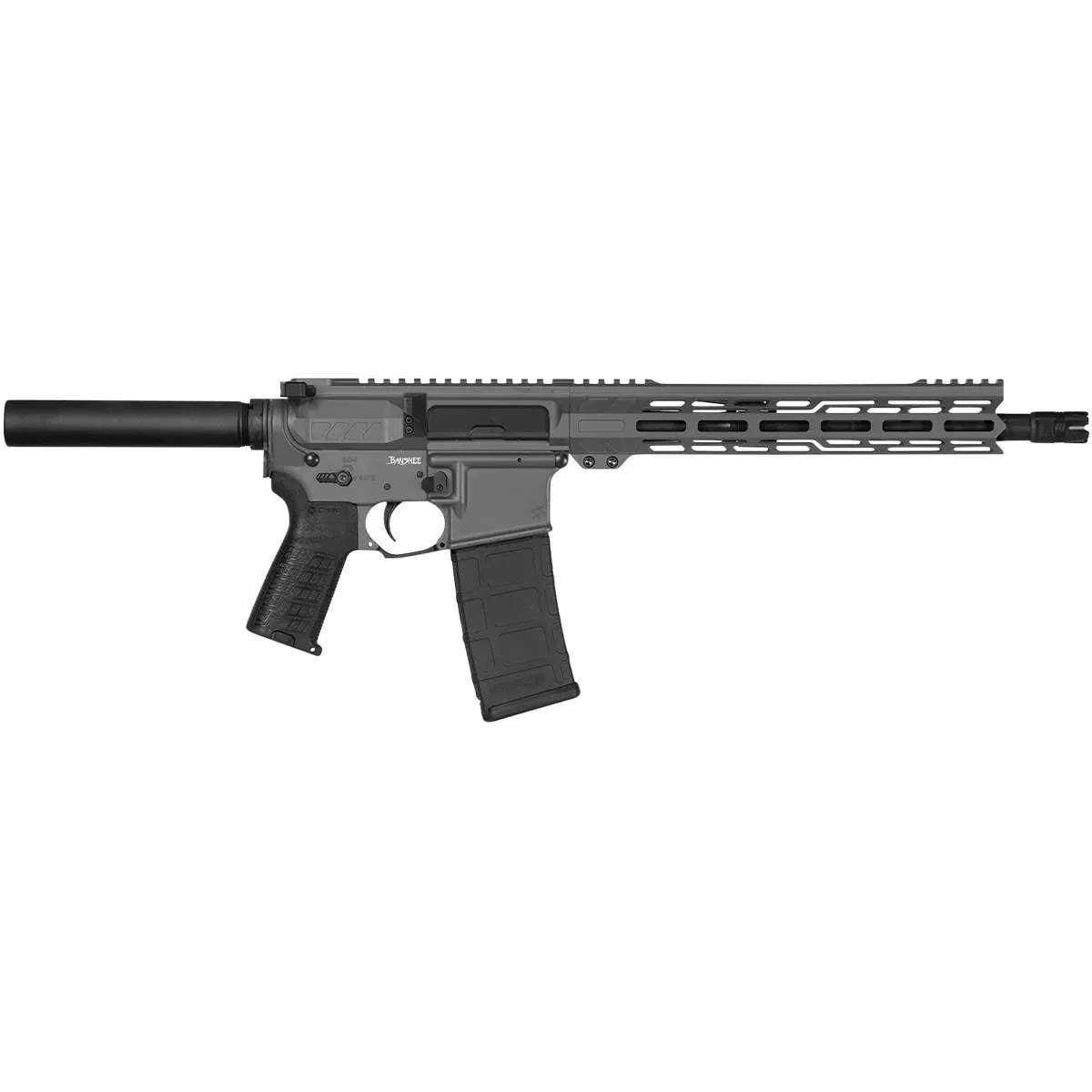 CMMG Banshee MK4 300 Blackout Tungsten Gray AR-15 Semi Automatic Handgun