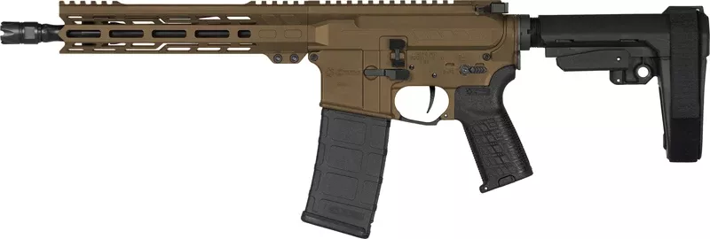 CMMG Banshee MK4 5.56 NATO 10.5" 30+1 Semi-Auto Pistol - Midnight Bronze