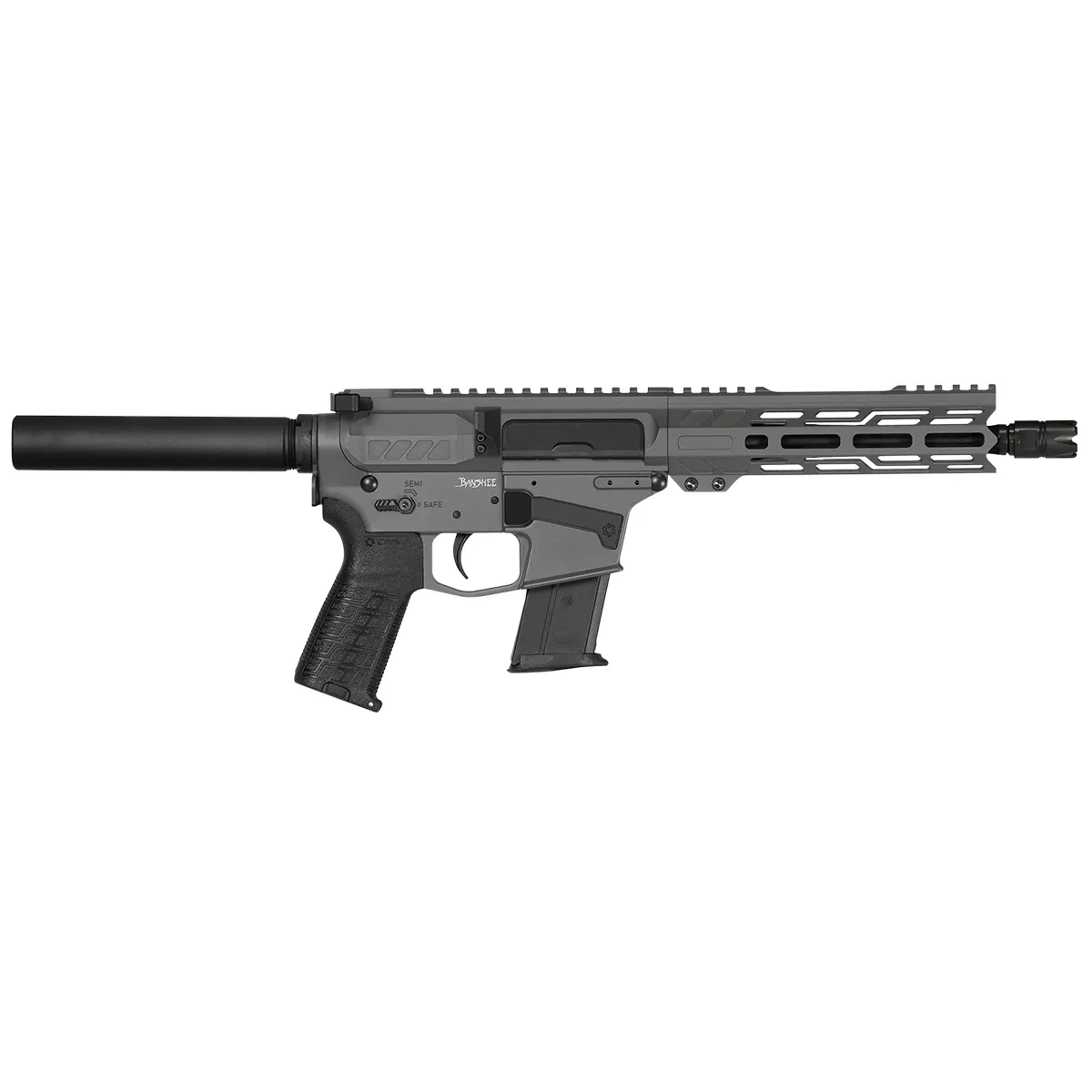 CMMG Banshee MK57 5.7x28mm 8" Tungsten Gray AR-15 Semi Automatic Handgun
