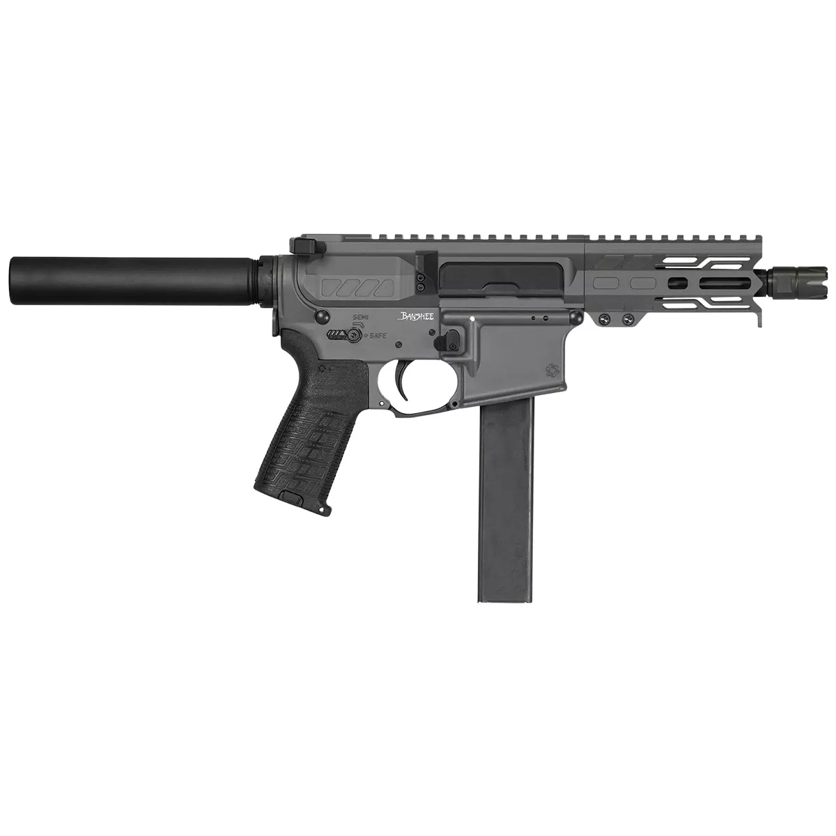 CMMG Banshee Mk9 9mm Tungsten Gray AR-15 Semi Automatic Handgun
