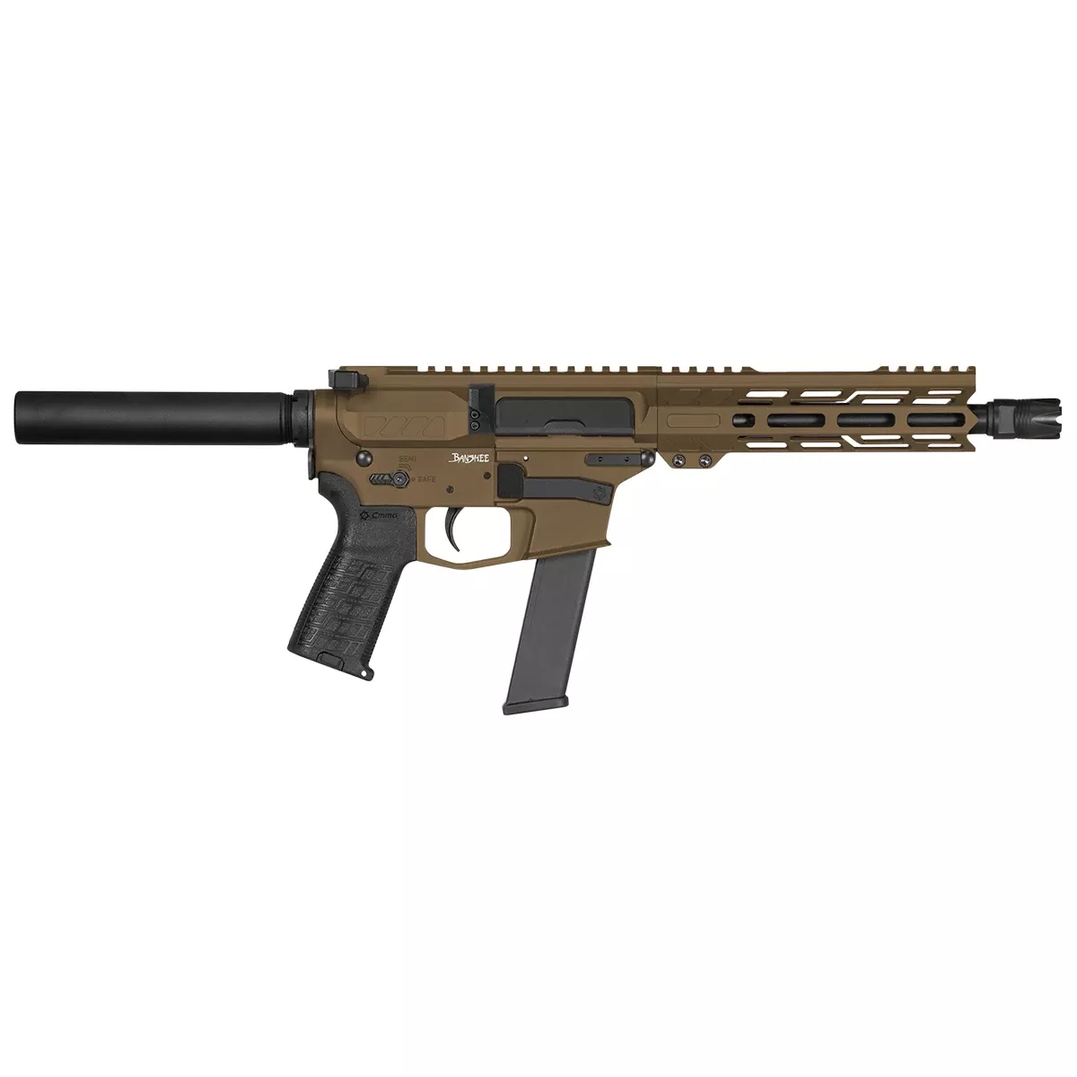 CMMG Banshee MKGS 40 S&W Midnight Bronze AR-15 Semi Automatic Handgun