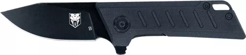 CobraTec Knives Small Riptide 2" Black D2 Steel Black G10 Folder